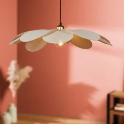 OSTARIA Suspension lumineuse pétal Lin (D60 cm) Horizonte Beige Sale