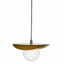 OSTARIA Suspension lumineuse ronde en métal (D22 cm) Nuba Or Sale