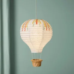 OSTARIA Suspension montgolfière enfant papier (H40 cm) Serpentin Multicolore New