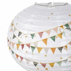 OSTARIA Suspension Montgolfière papier (D30 cm) Fanions Multicolore Outlet
