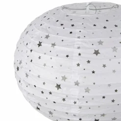 OSTARIA Suspension Montgolfière papier (D30 cm) Stars Multicolore