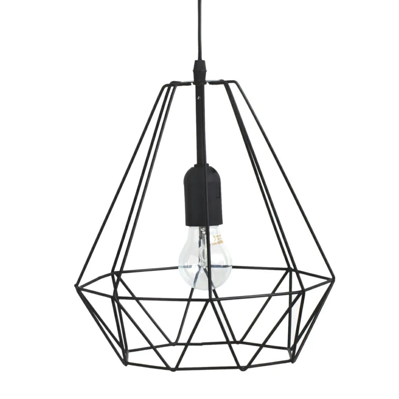 ATMOSPHERA Suspension métal (D25 cm) Diamant Noir Hot