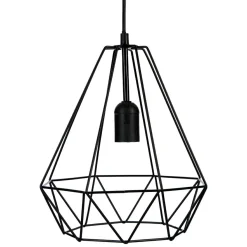 ATMOSPHERA Suspension métal (D25 cm) Diamant Noir Hot