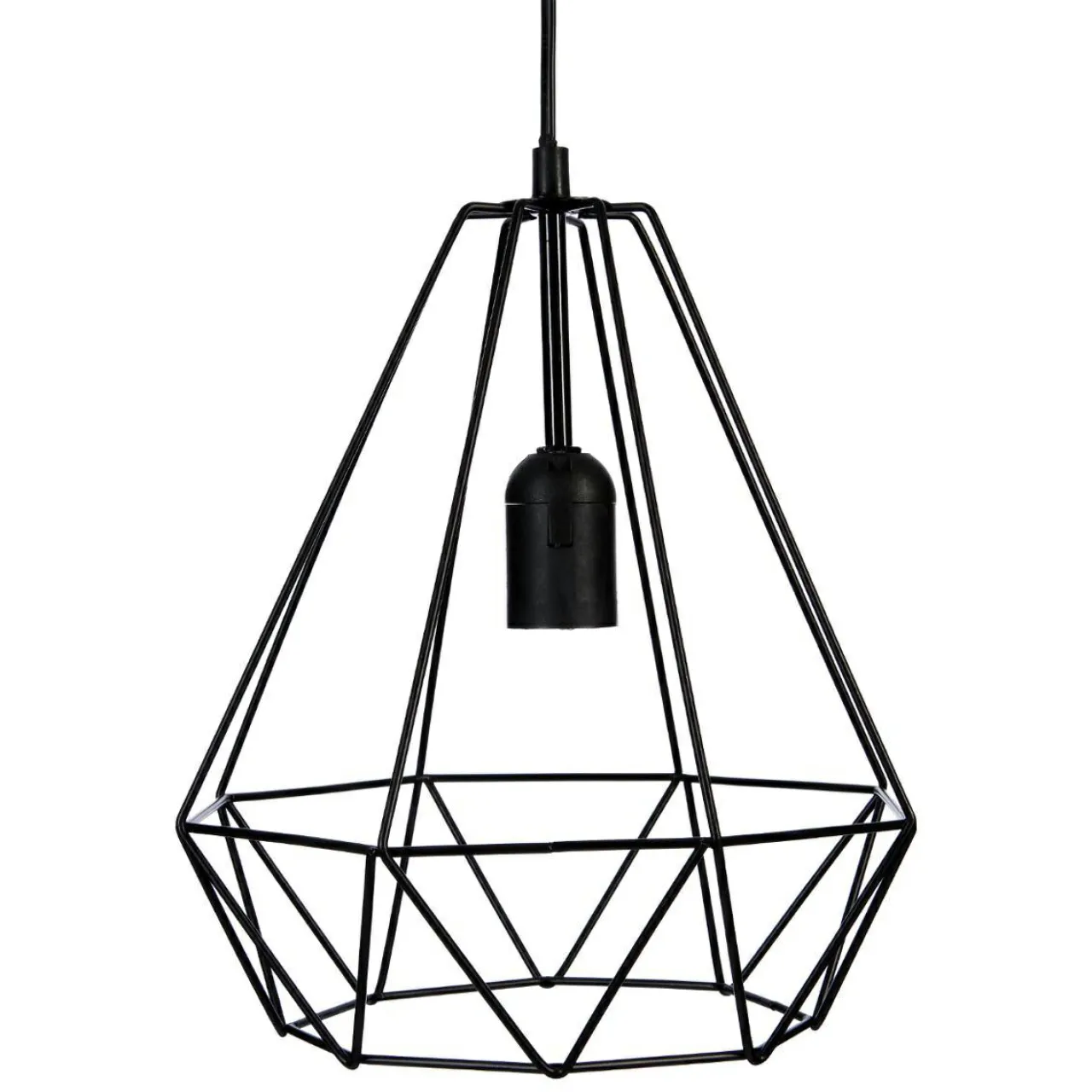 ATMOSPHERA Suspension métal (D25 cm) Diamant Noir Hot