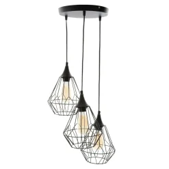 ATMOSPHERA Suspension métal (D24,5 cm) Filaire Noir Online