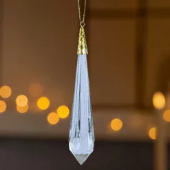 KAEMINGK Suspension précieuse (H19 cm) Stalactite diamant Transparent