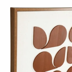 OSTARIA Tableau déco en bois (50 x 70 cm) Graphique Ibiza Rétro Marron Sale