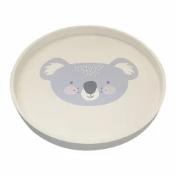 EMINZA Table basse enfant bois (D30 cm) Koala Bleu New