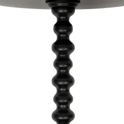 Atmosphera, cru017dateur d'intu017drieur Table à café ronde en bois (H50 cm) Alix Noir Clearance