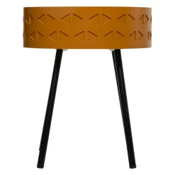 ATMOSPHERA Table coffre en bois (H45 cm) Shiro Jaune moutarde Sale
