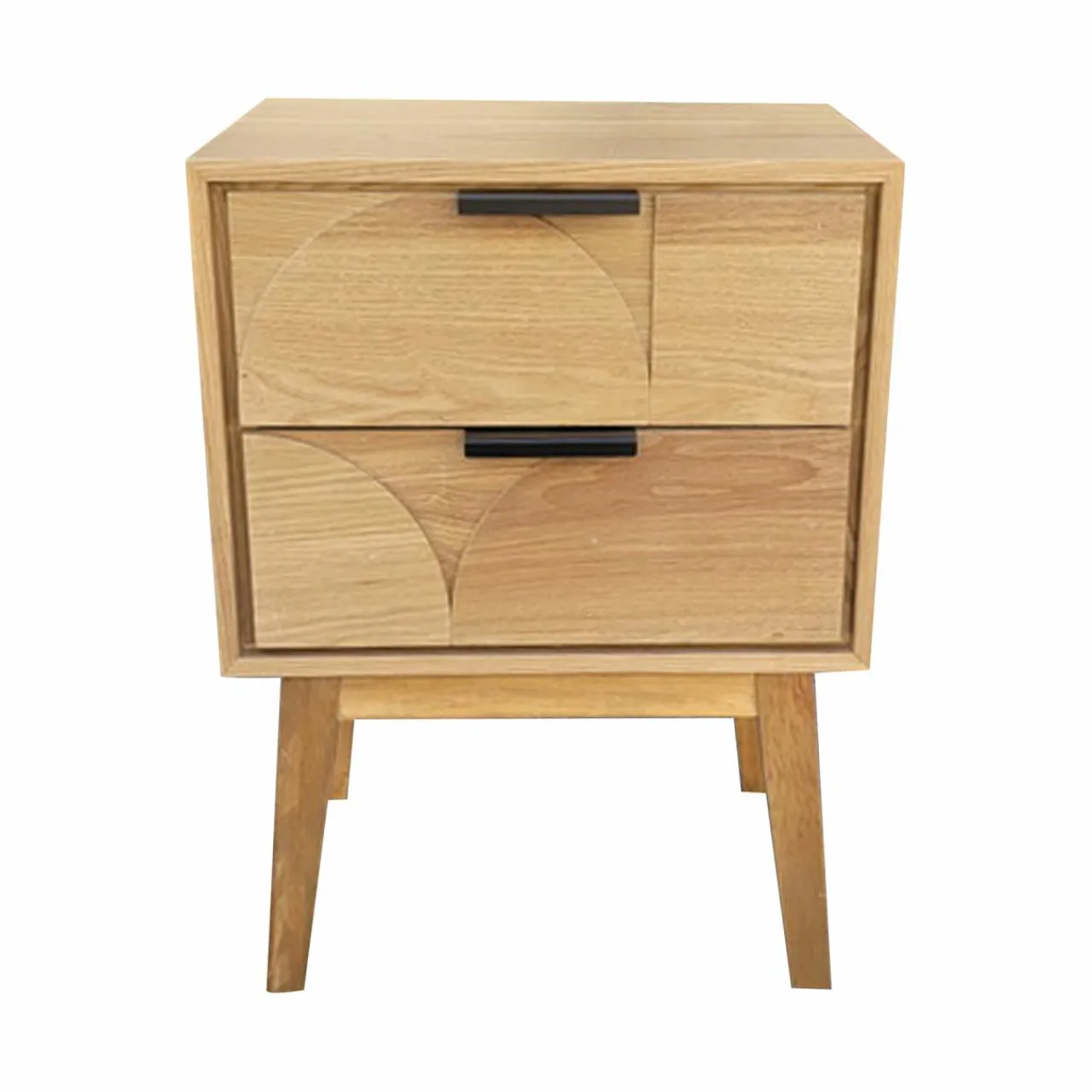 EMINZA Table d'appoint (H60 cm) Double Hanoï Naturel Bois Sale