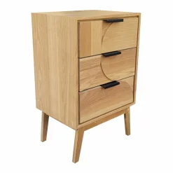 EMINZA Table d'appoint en (H65 cm) Hanoï Naturel Bois Best