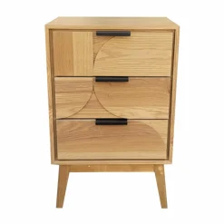 EMINZA Table d'appoint en (H65 cm) Hanoï Naturel Bois Best