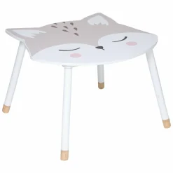 Atmosphera createur d'interieur for kids Table enfant bois (H43 cm) Douceur Renard he Blanc Online