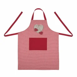 LOVELY CASA Tablier de cuisine avec poche Marianne Rouge Sale