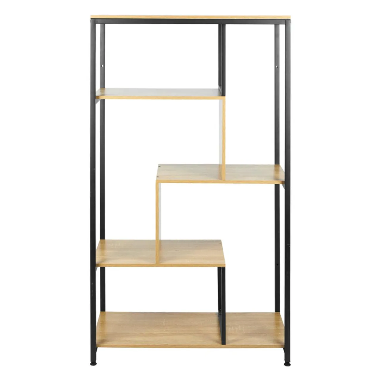 OSTARIA Étagère 4 niveaux bois et métal (H130 cm) Anny e Noir Sale