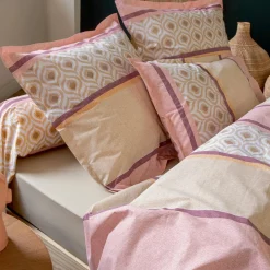 TRADI LINGE Taie de traversin coton (200 cm) Inouk Rose Sale