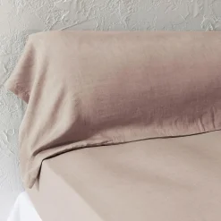 EMINZA Taie de traversin lyocell Tencel™ lavé (27 x 185 cm) Olivia blush Rose Online
