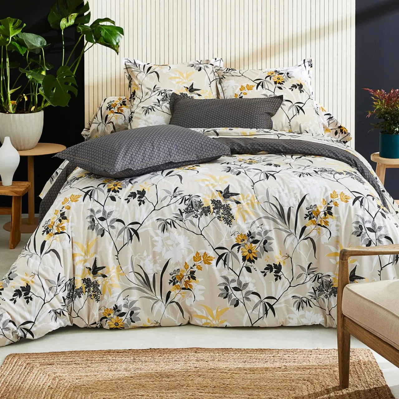 TRADILINGE Taie de traversin percale de coton (L200 cm) Asia Beige Clearance