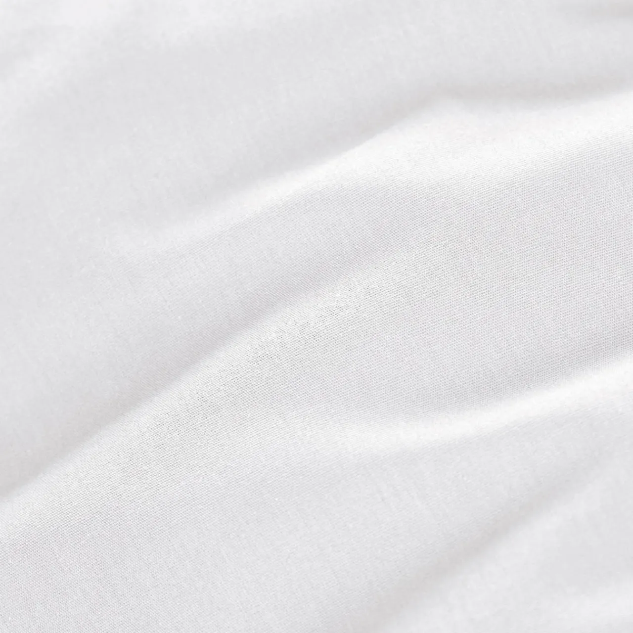 EMINZA Taie de traversin percale de coton (L185 cm) Cali Blanc New