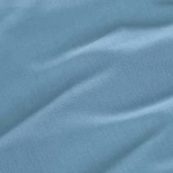 EMINZA Taie de traversin percale de coton (L185 cm) Cali Bleu Ciel Clearance