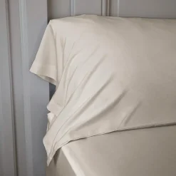 EMINZA Taie de traversin satin de bambou (L185 cm) Sienna Beige Discount
