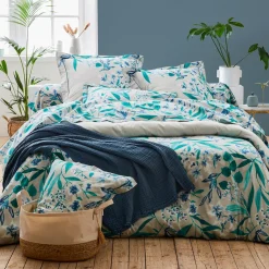 TRADILINGE Taie de traversin satin de coton (L200 cm) Frida Vert émeraude Discount