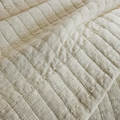 EMINZA Taie d'oreiller carrée coton (60 x 60 cm) Lena sable Beige Clearance