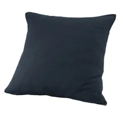 EMINZA Taie d'oreiller carrée gaze de coton (60 x 60 cm) Gaïa Bleu nuit Online