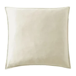 EMINZA Taie d'oreiller carrée lyocell Tencel™ lavé (80 x 80 cm) Olivia pampa Beige Best
