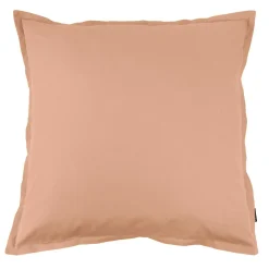 EMINZA Taie d'oreiller carrée percale de coton (80 x 80 cm) Cali Rose Pêche Hot