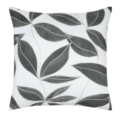 STOF Taie d'oreiller carrée percale de coton (63 x 63 cm) Matisse e Gris Discount