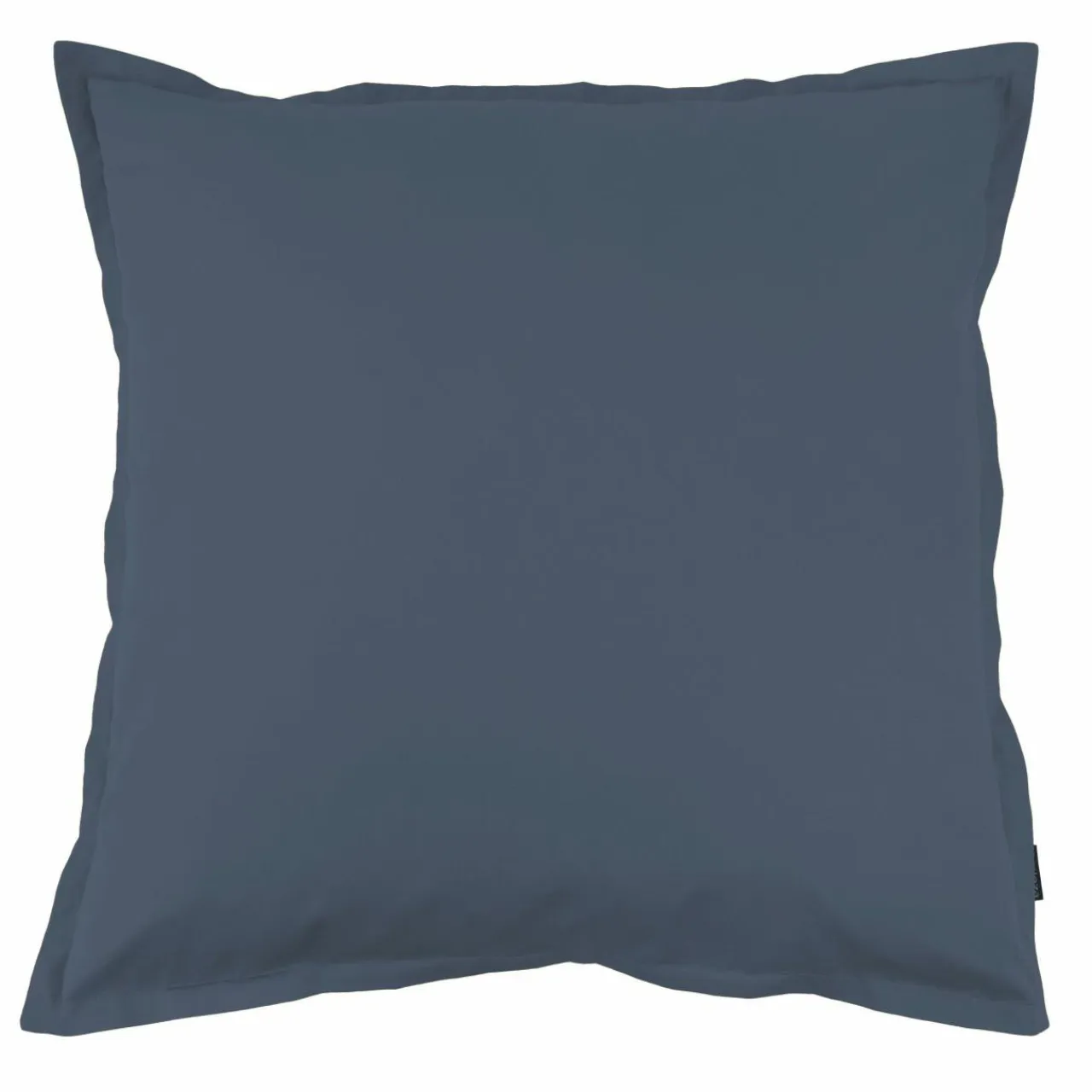 EMINZA Taie d'oreiller carrée percale de coton (80 x 80 cm) Cali Bleu marine New
