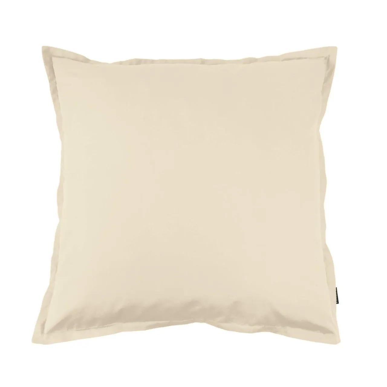 EMINZA Taie d'oreiller carrée percale de coton (65 x 65 cm) Cali Beige Hot