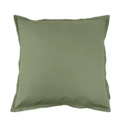 EMINZA Taie d'oreiller carrée percale de coton (65 x 65 cm) Cali Vert romarin New