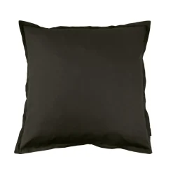 EMINZA Taie d'oreiller carrée percale de coton (65 x 65 cm) Cali e Noir Hot