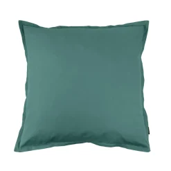 EMINZA Taie d'oreiller carrée percale de coton (65 x 65 cm) Cali Bleu canard Sale