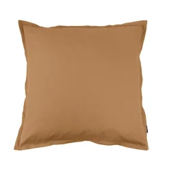 EMINZA Taie d'oreiller carrée percale de coton (65 x 65 cm) Cali Camel Online