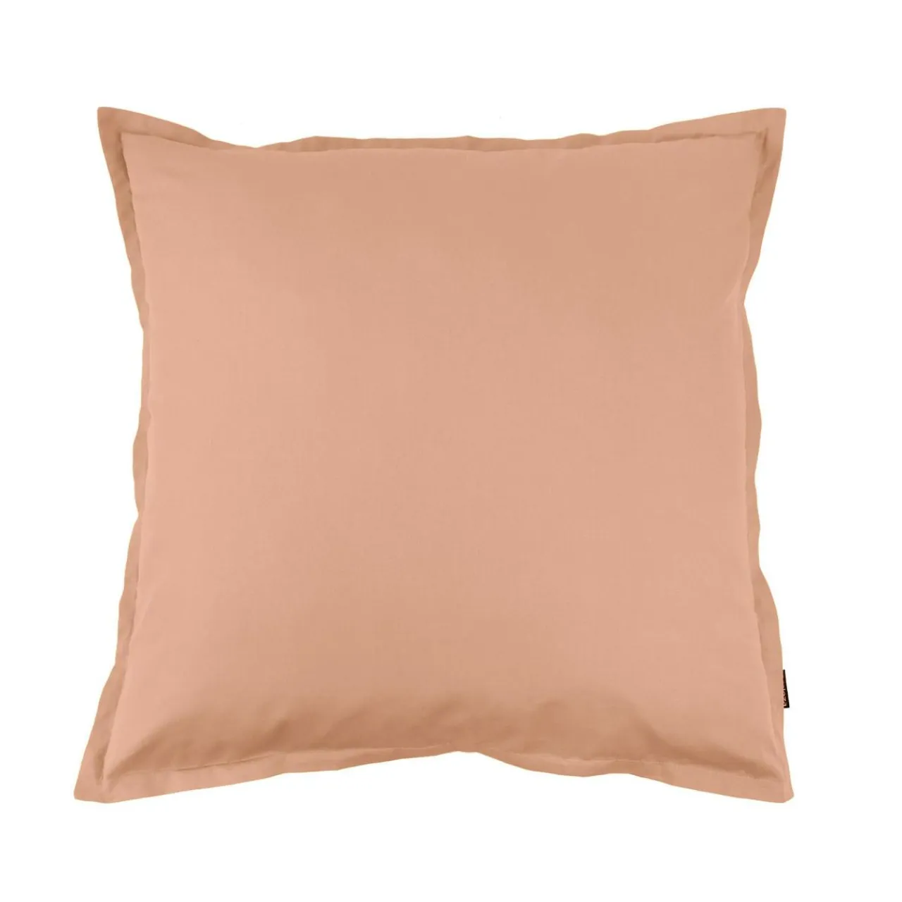 EMINZA Taie d'oreiller carrée percale de coton (65 x 65 cm) Cali Rose Pêche New