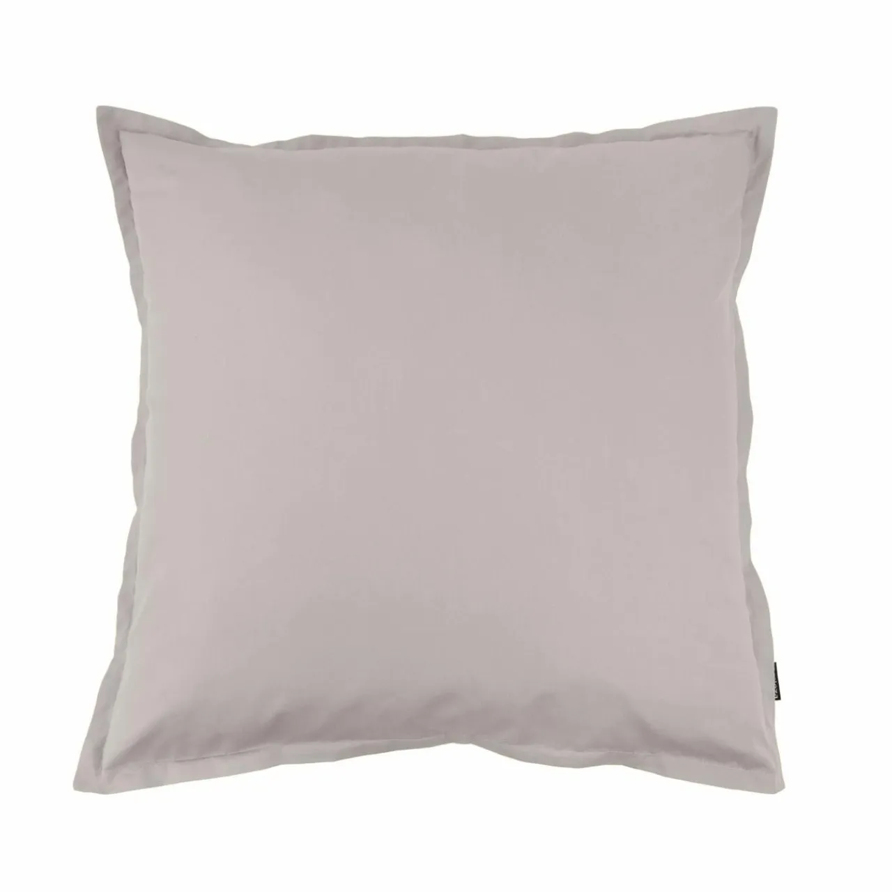 EMINZA Taie d'oreiller carrée percale de coton (65 x 65 cm) Cali Gris clair Discount