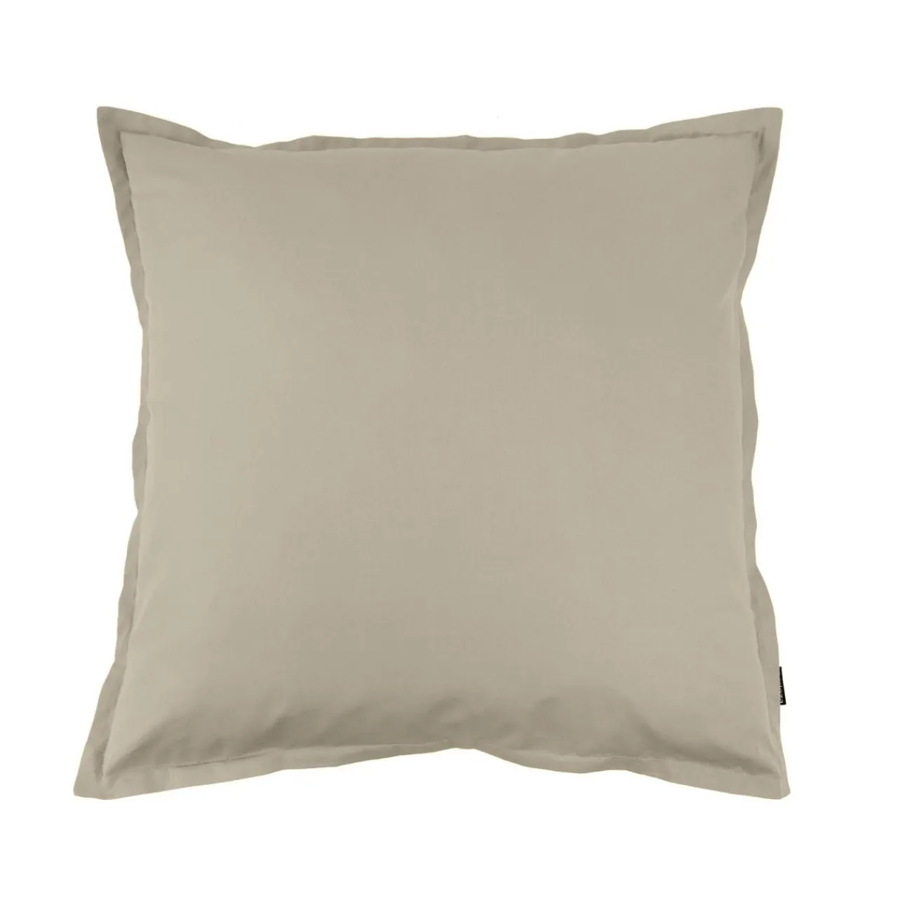 EMINZA Taie d'oreiller carrée percale de coton (65 x 65 cm) Cali Taupe Online