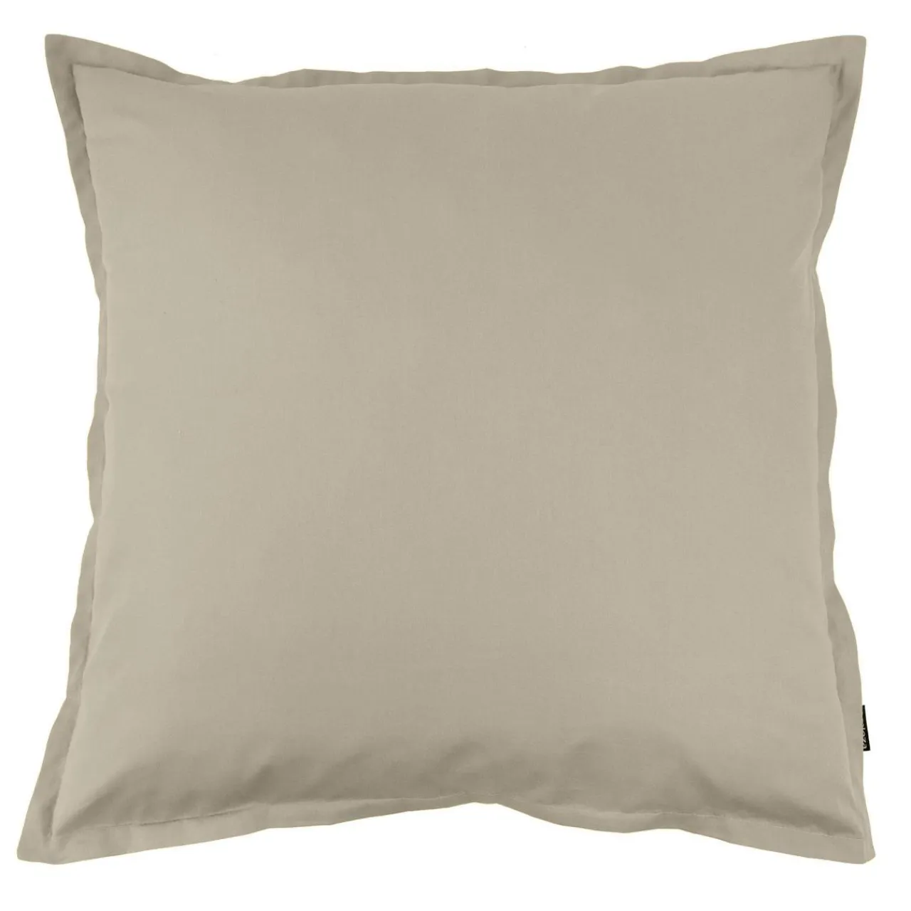 EMINZA Taie d'oreiller carrée percale de coton (80 x 80 cm) Cali Taupe Sale