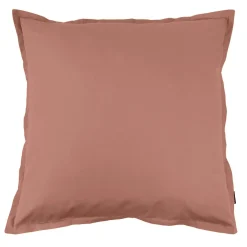 EMINZA Taie d'oreiller carrée percale de coton (80 x 80 cm) Cali Bois de rose Rose clair Clearance