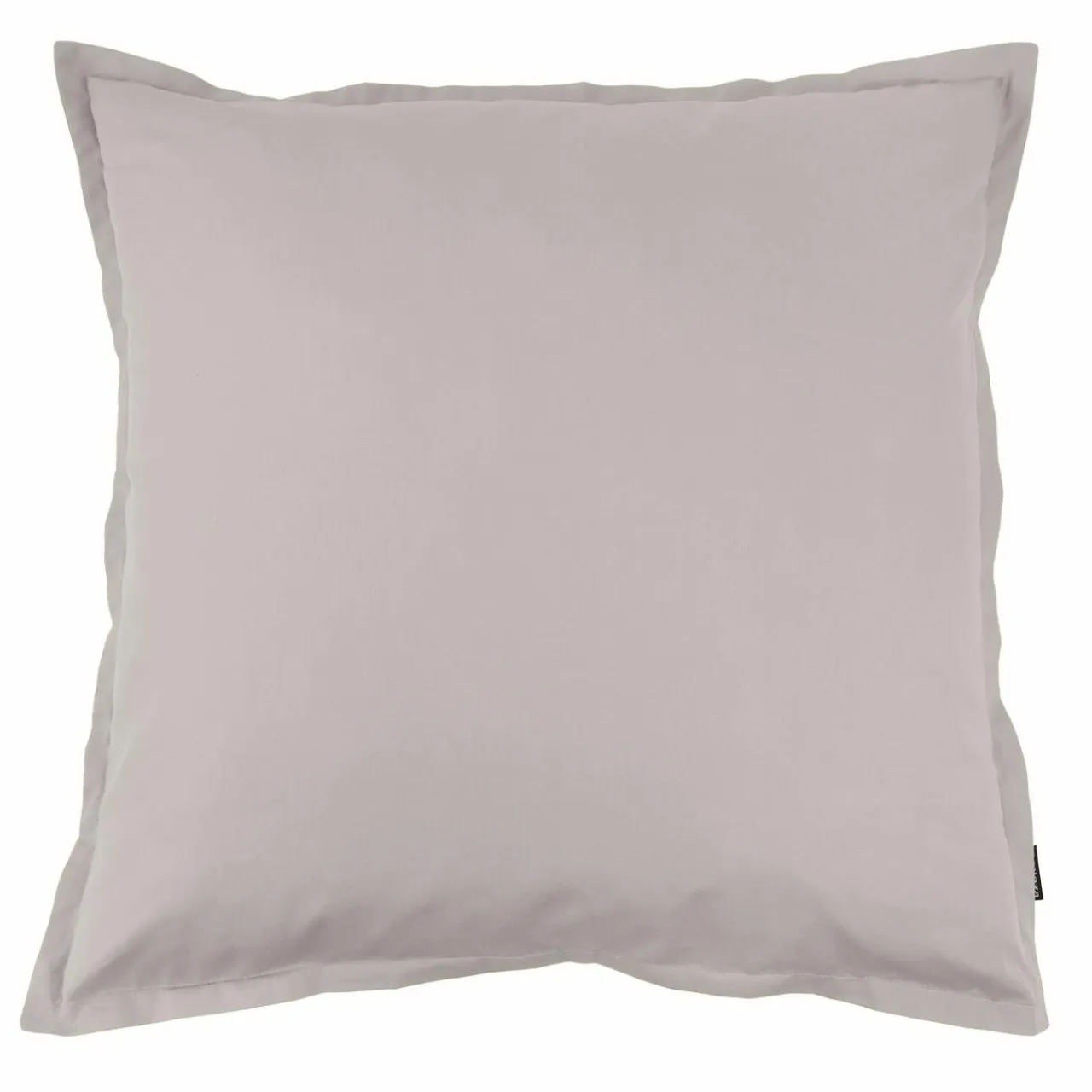 EMINZA Taie d'oreiller carrée percale de coton (80 x 80 cm) Cali Gris clair Hot