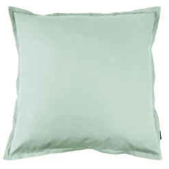 EMINZA Taie d'oreiller carrée percale de coton (80 x 80 cm) Cali Vert Eucalyptus New