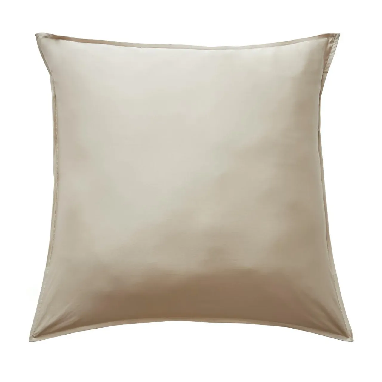 EMINZA Taie d'oreiller carrée satin de bambou (63 x 63 cm) Sienna Beige Clearance