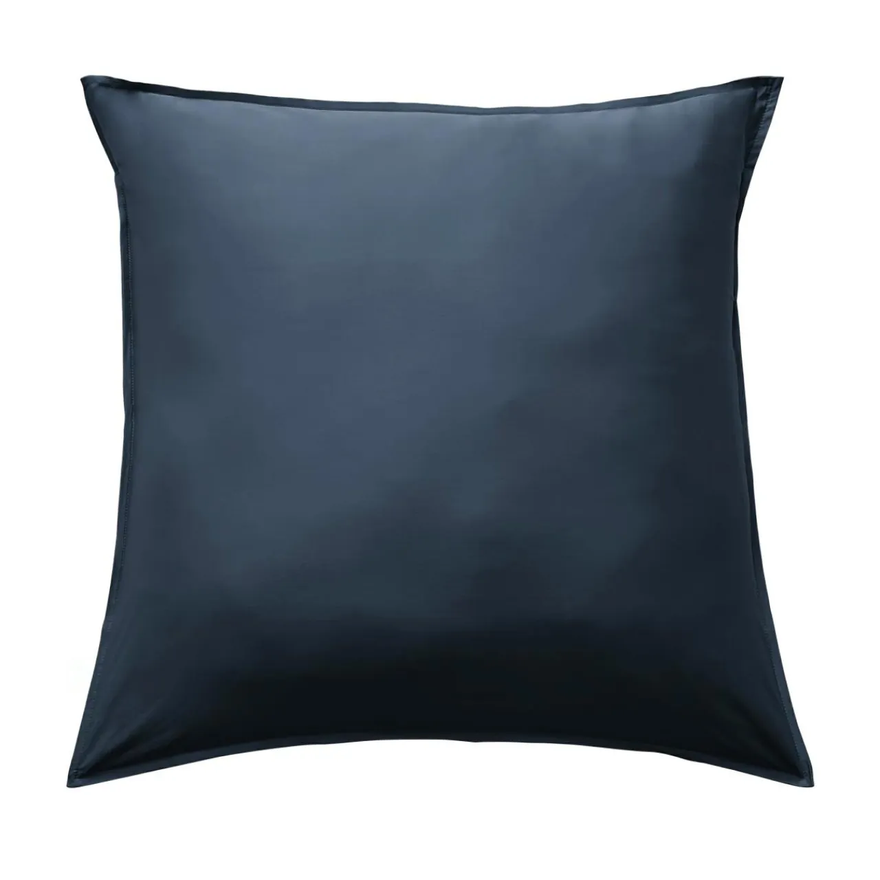 EMINZA Taie d'oreiller carrée satin de bambou (63 x 63 cm) Sienna Bleu nuit Online