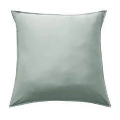 EMINZA Taie d'oreiller carrée satin de bambou (63 x 63 cm) Sienna Vert Eucalyptus Best
