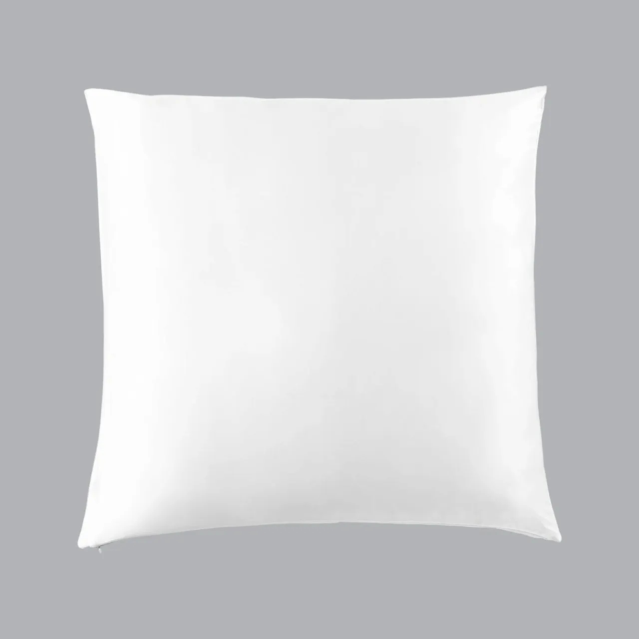 EMINZA Taie d'oreiller carrée soie de mûrier (63 x 63 cm) Mizuki he Blanc Discount