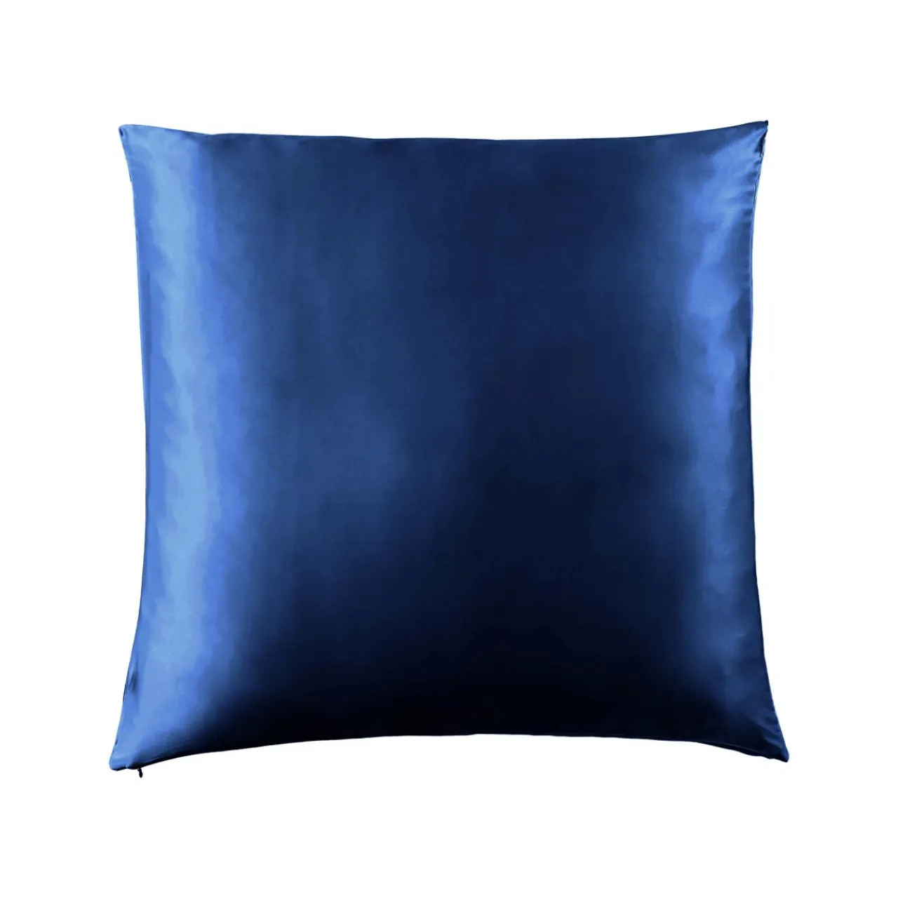 EMINZA Taie d'oreiller carrée soie de mûrier (63 x 63 cm) Mizuki Bleu marine Clearance